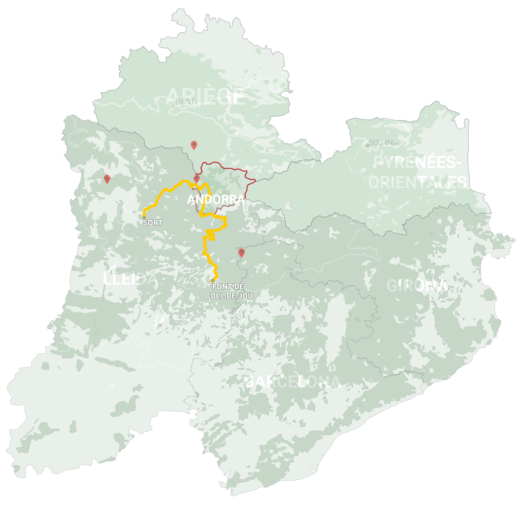 GLR 17 Region Andorra Map Overview
