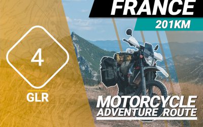 The GLR 4 Motorcycle Adventure route
