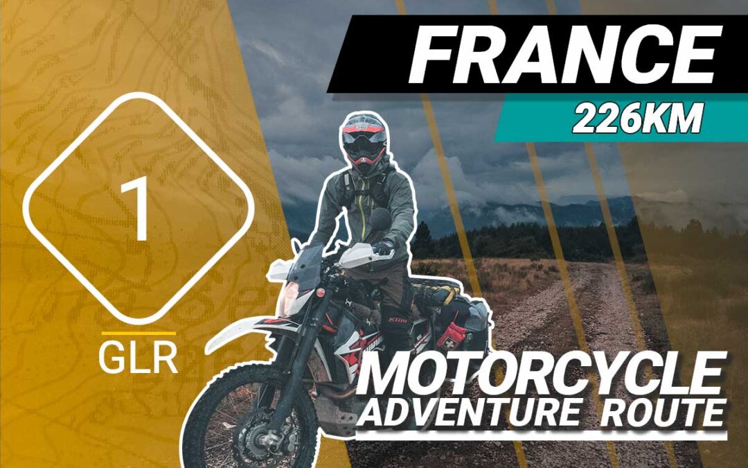 The GLR 1 Motorcycle Adventure route